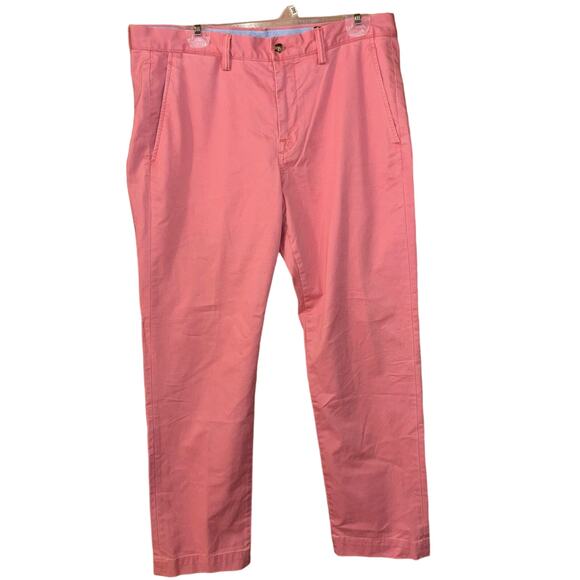 Polo Ralph Lauren men’s pink chino stretch straight fit pants (size 33/30) - Picture 1 of 5